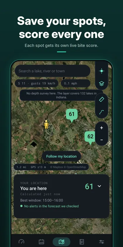 BiteWise: Fishing Forecast screenshot 4