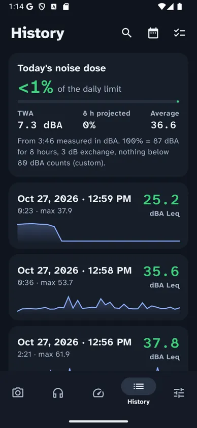 Decibel Meter: dB Noise Meter screenshot 3