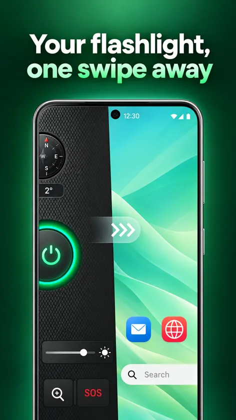 Brightest Flashlight Launcher screenshot 6