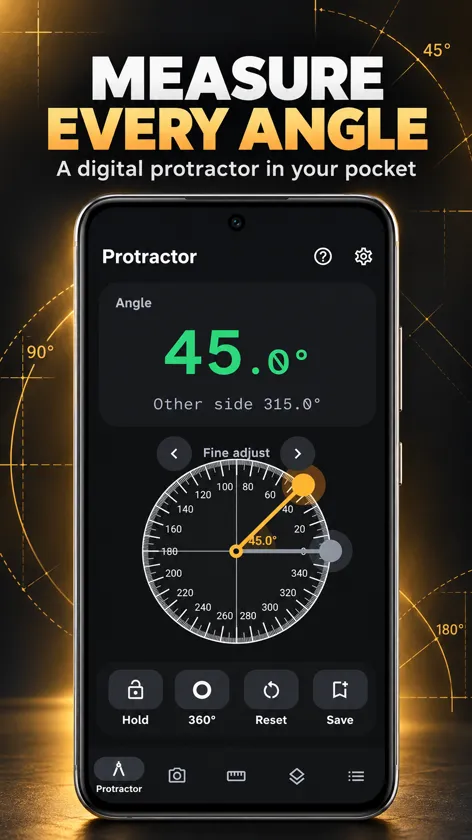 Protractor & Angle Finder screenshot 1
