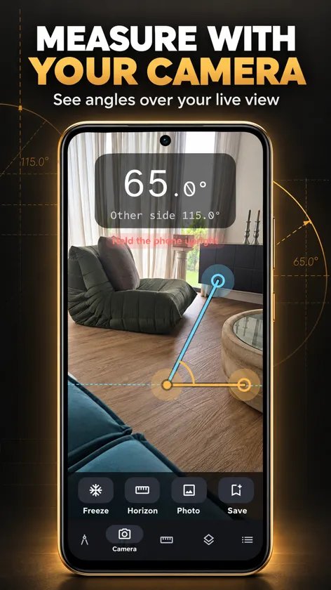 Protractor & Angle Finder screenshot 2